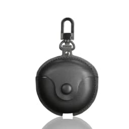 Pure Color PU Leather Black Earphone Case For HUAWEI Freebuds Pro ,Sheepskin Pattern