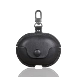 Pure Color PU Leather Black Earphone Case For HUAWEI Freebuds Pro ,Sheepskin Pattern
