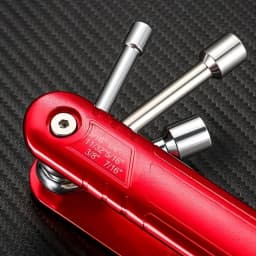 Portable Sleeve Tool Combos Set, Folding Socket Wrench, Multifunction Household Tools, Outdoor, 6 Plumbing Wera tools Work tools