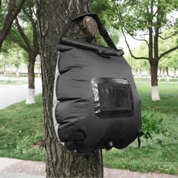 20/40L Portable Camping Shower Bag Solar Shower Bag Camping Bathroom Heating Water Storage Container with Switchable Head