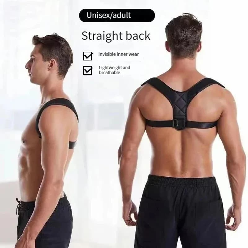 Back Posture Correction Belt Hunchback Prevention Correction of Sitting Posture Unisex Breathable Body Shaping thread battery