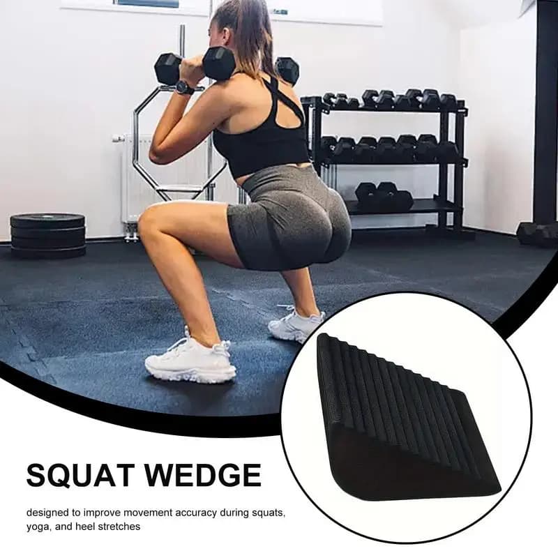 Workout Wedge For Squats Heel Elevated Slant Board Fitness Portable Non Slip Ramp For Men Gym Women Pushup Fitness Yoga