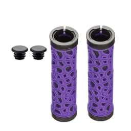 Chinese Style Bicycle Grips MTB Bike Handbar Grip Rubber Non-slip Bilateral Lock Cycling Bmx Bikes Handlebar Grips