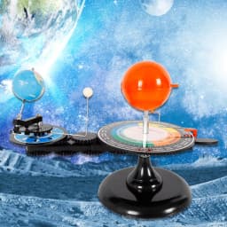 Solar System Model Globe Earth Sun Orbital Planet Planetarium Creative Model Kit Educational DIY