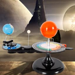 Solar System Model Globe Earth Sun Orbital Planet Planetarium Creative Model Kit Educational DIY
