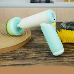 Electric Scrub Brush Rechargeable Bathroom Scrubber Handheld Automatic Cup Washing Brush For Pots Window Living Room Sink