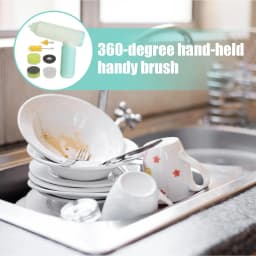 Electric Scrub Brush Rechargeable Bathroom Scrubber Handheld Automatic Cup Washing Brush For Pots Window Living Room Sink