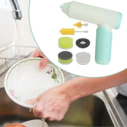 Electric Scrub Brush Rechargeable Bathroom Scrubber Handheld Automatic Cup Washing Brush For Pots Window Living Room Sink