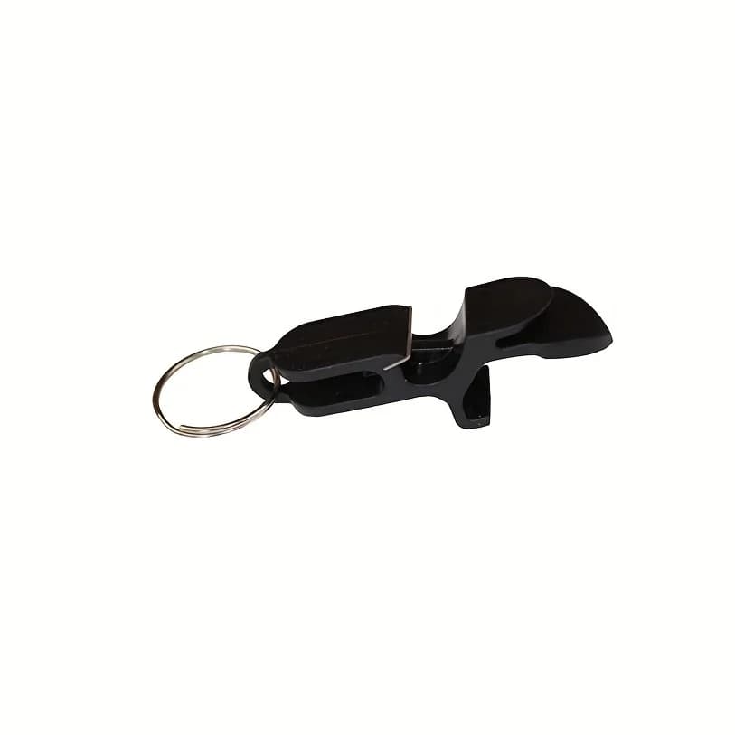 Party Essential Multifunctional Zinc Beer Gun Tool Bottle Opener Keychain - Perfect for Parties, Gifts, and Drinking Accessorie
