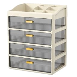 Cosmetics Storage Box Desktop Drawer Cosmetics Lipstick Mask Jewelry Large Capacity Shelf Transparent Plastic