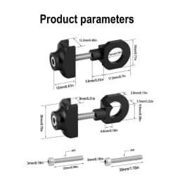 Chain Tensioner For Bike Portable Biking Chain Tensioner Portable Cycling Fastening Device For Women Men Improve Biking Safety
