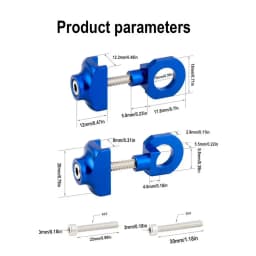 Chain Tensioner For Bike Portable Biking Chain Tensioner Portable Cycling Fastening Device For Women Men Improve Biking Safety