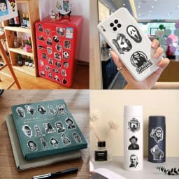 Creepy 100 PCS Horror Stickers Pack: Vinyl Terror Stickers, Horrifying Theme Stickers for Water Bottle, Laptop, Helmet - Scary G