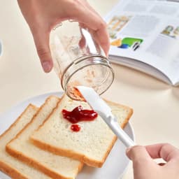 Silicone Translucent Scraper,cake Tools, Cream Spatula, Cake Cream Baking Silicone Spatula, Small Nonstick Cookware Cooking Tool