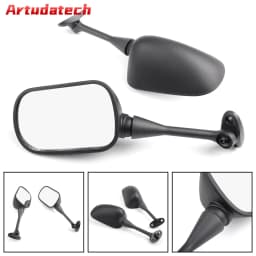 Artudatech Side Rear View Mirrors For Honda CBR600RR 2003-2014 CBR1000RR 2004-2007 Black