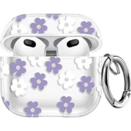 Soft AirPods Pro Protective Case With Floral Pattern, Compatible AirPods Case Cover For Airpods 1/2/3