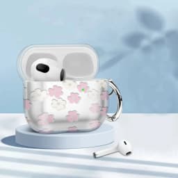 Soft AirPods Pro Protective Case With Floral Pattern, Compatible AirPods Case Cover For Airpods 1/2/3