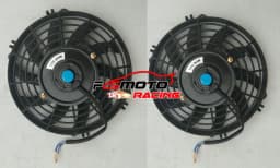 Aluminum Radiator + Fans For Subaru Impreza WRX STI GDB GDA 2002 2003 2004 2005 2006 2007 Manual MT