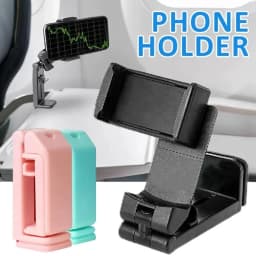 Stylish, Adjustable, Non-slip Secure Grip Universal Folding 360 Rotary Desktop Stand Cell Phone Holder - VOPH027, Lightweight Po