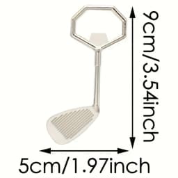 2pcs, Metal Bottle Opener, Creative Golf Shape Bottle Opener, Solid Color Bottle Opener, Suitable For Or Household, Barware Too