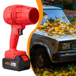 Blower Cordless Super Power Air Duster Variable Portable Leaf Blower With Battery And Charger For Grass Lawn Driveway Patio