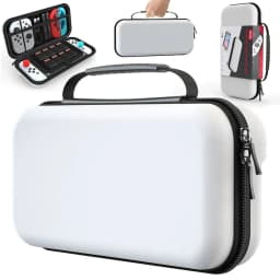 Durable Waterproof Portable Storage Bag with Handle for Nintendo Switch NS Game Console - Anti-fall Organizer Bag - Travel Carry