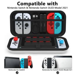 Durable Waterproof Portable Storage Bag with Handle for Nintendo Switch NS Game Console - Anti-fall Organizer Bag - Travel Carry