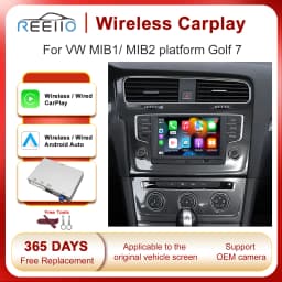 Wireless Carplay Android Auto For Volkswagen Golf 7 With MIBI System Multimedia Accessory Mirror Link AirPlay Supported Cameras