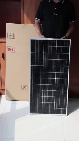 XINPUGUANG Rigid Solar Panel 18V 100W or 16.5V 100 W Glass Solar panel Battery charger for House RV car boat outdoor generation