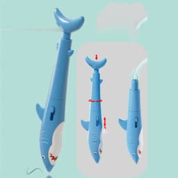 Squirt Toys For Kids Versatile Creative Water Spray Pen Shark Shape Toy Prank Game For School Girl Kids Boy Party Workplace