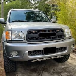 Front Grill Fit For 2000 2001 2002 Toyota Tundra TRD PRO Grill W/E Lights