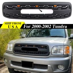 Front Grill Fit For 2000 2001 2002 Toyota Tundra TRD PRO Grill W/E Lights
