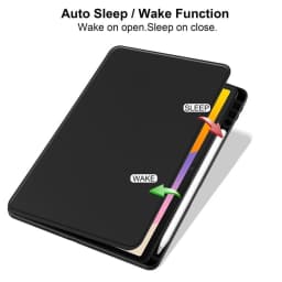 For Huawei Honor Pad X8a Case 11inch with Pencil Holder 360 Rotating Acrylic Stand Back Cover For Honor Pad X9 2024 Case NDL-W09