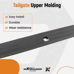 Tailgate Step Pad Top Center Flex Molding Trim Kit for Ford F-150 2021 2022 2023 Flex Step Center Tailgate Cap Trim Molding