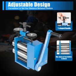Jewelry Rolling Mill Machine Roller Manual Combination Rolling Mill Machine Jewelry Press Tabletting Tool Jewelry DIY Tool
