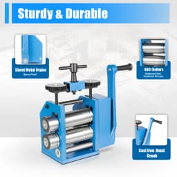 Jewelry Rolling Mill Machine Roller Manual Combination Rolling Mill Machine Jewelry Press Tabletting Tool Jewelry DIY Tool