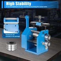 Jewelry Rolling Mill Machine Roller Manual Combination Rolling Mill Machine Jewelry Press Tabletting Tool Jewelry DIY Tool