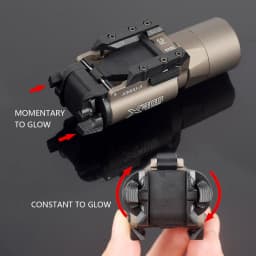 US Hot Tactical X300 Ultra Surefire X300U Light Airsoft LED Scout Flashlight G17 G19 Spotlight Picatinny Rail Lights