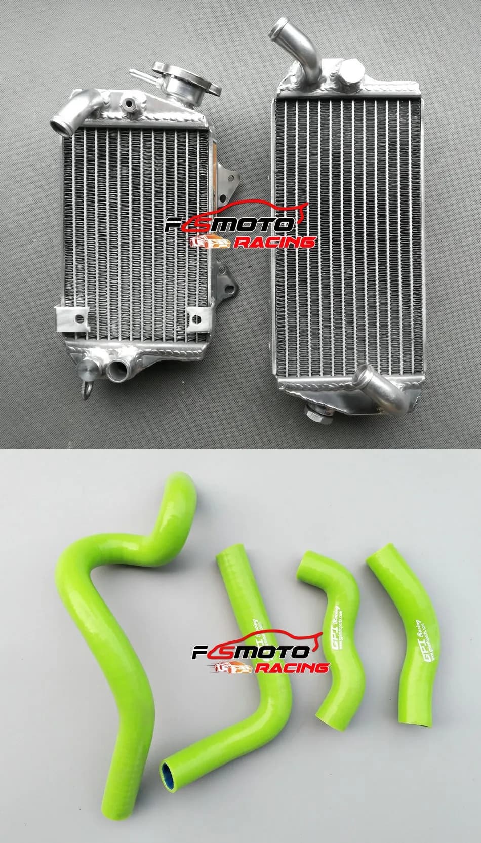 Aluminum Radiator + Silicone Hose For Kawasaki KLX650 KLX 650 1993-1996 1994 1995 93 94 95 96