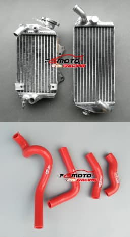 Aluminum Radiator + Silicone Hose For Kawasaki KLX650 KLX 650 1993-1996 1994 1995 93 94 95 96