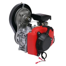 49CC 4-Stroke Power Engine Kit for Bicycle, Belt Drive Bike Motor Conversion Set Kit, Air-Cooled OHV Engine for 26"-28" V-Frame Bikes