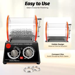 5 Gears Electric Polisher, 60W Polishing Machine, Jewelry Rotary Polishing Machine 3KG EU/US/UK