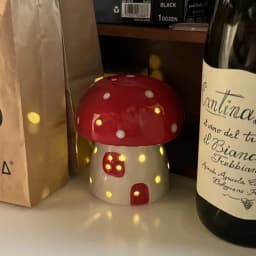 Handmade Cute Ceramic Cartoon Mushroom Home Garden Decoration Accessories Bedside Home Decor Child Girl Girlfriend Birthday Gift