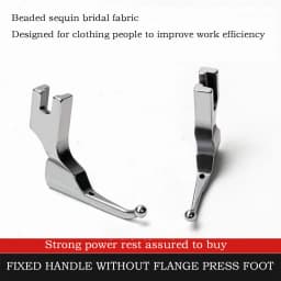 Sewing Machine Feet Bead Sequin Special Presser Foot No-Bead-Tapping Design Sewing Machine Accessories For Tulle Evening Gowns