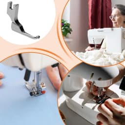 Sewing Machine Feet Bead Sequin Special Presser Foot No-Bead-Tapping Design Sewing Machine Accessories For Tulle Evening Gowns