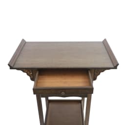 Retro Appearance Altar Table with Drawers Storage Meditation Table Strong Load Bearing Capacity