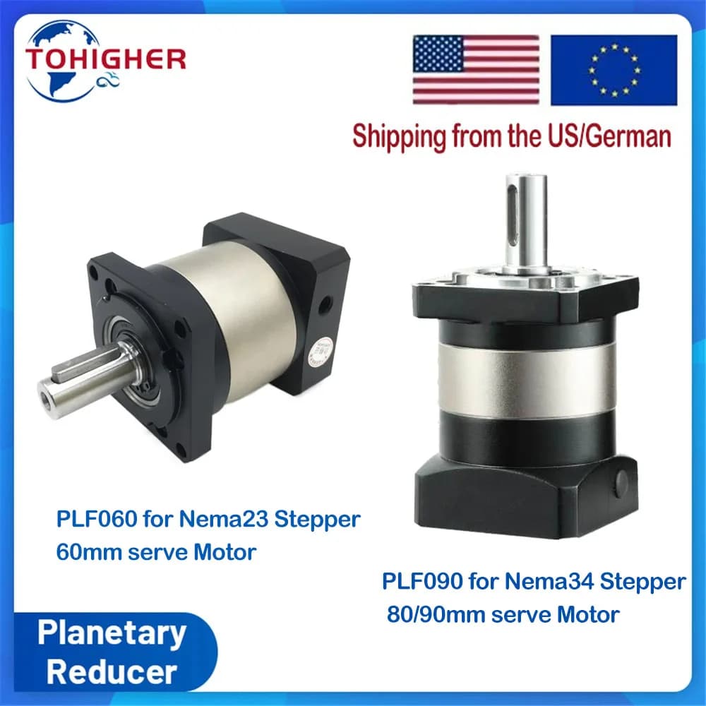 Nema23 Nema34 Planetary Gearbox Step-down Gearbox Motor Reducer Less 7 Arcmin for Stepper Motor 60/80/90 400W 750W Servo