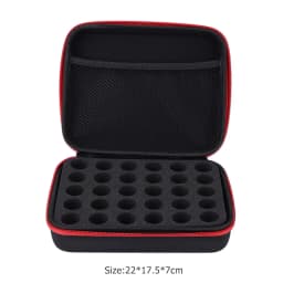 Essential Oils Carrying Case EVA Travel Storage Organizer Essential Oil Case with Foam Insert Portable for30/60 Bottles 10/15 ML