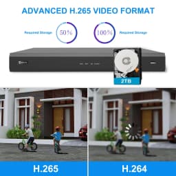 Anpviz NVR 8CH NVR 6MP POE IP Camera System Outdoor CCTV Video Security Surveillance Kit IP66 IR 30m Humanoid vehicle Detection