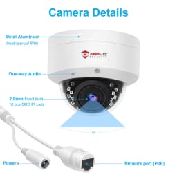Anpviz NVR 8CH NVR 6MP POE IP Camera System Outdoor CCTV Video Security Surveillance Kit IP66 IR 30m Humanoid vehicle Detection